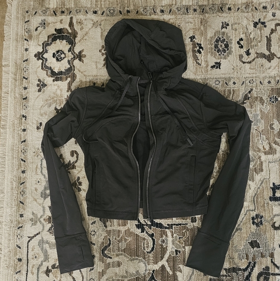 Lululemon Mesh Hooded Define Cropped Jacket - Picture 2 of 4
